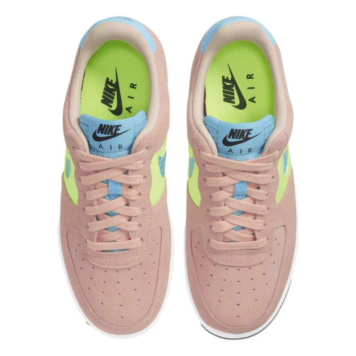 Nike shoes - Nike Air Force 1 - Air Force - CJ1647-600 - Washed Coral/Oracle Aqua 6