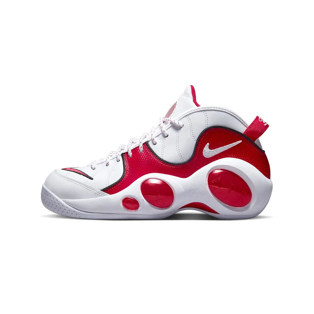 Nike Air Zoom Flight 95 OG True Red Men`s Basketball Shoes - White/Red