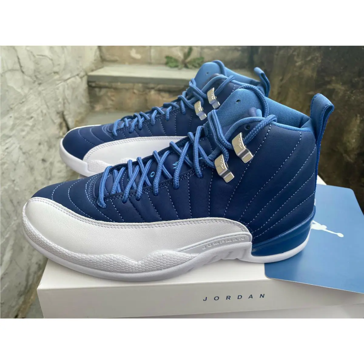 Nike shoes - Jordan 12 - CT4954007 - stone blue 1