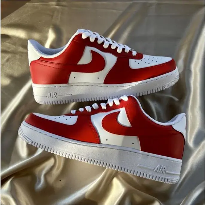 Nike shoes - Nike Air Force 1 - Air Force - DD8959-100 - White, Two Tone: Red 1