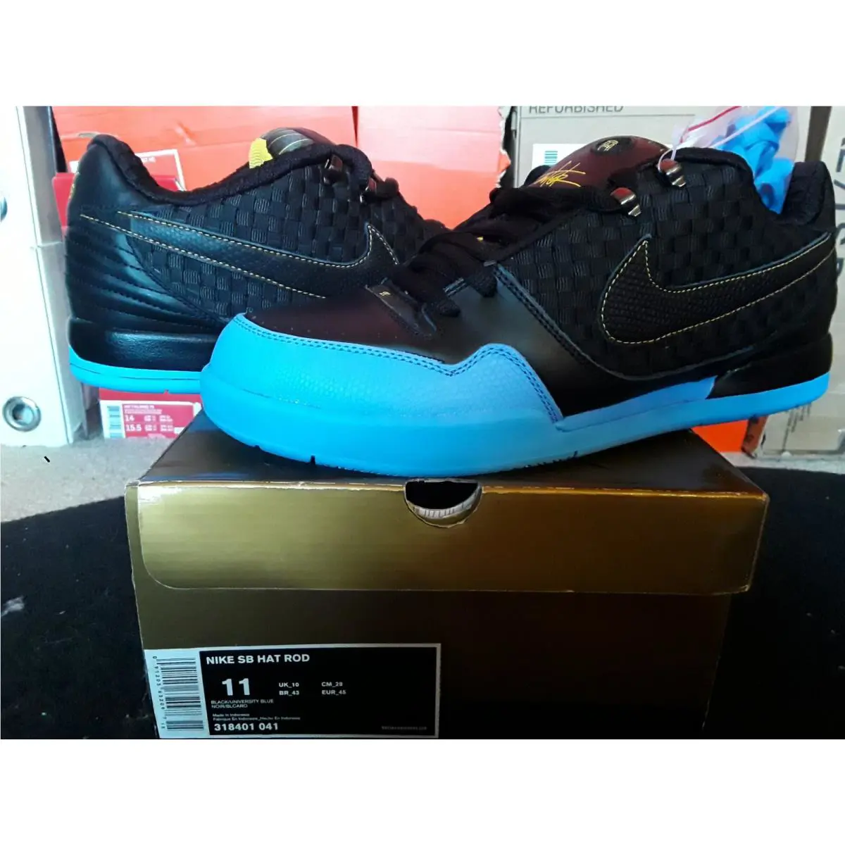 Nike shoes - Nike SB Hat Rod - Hat Rod - 318401-041 - Black 0