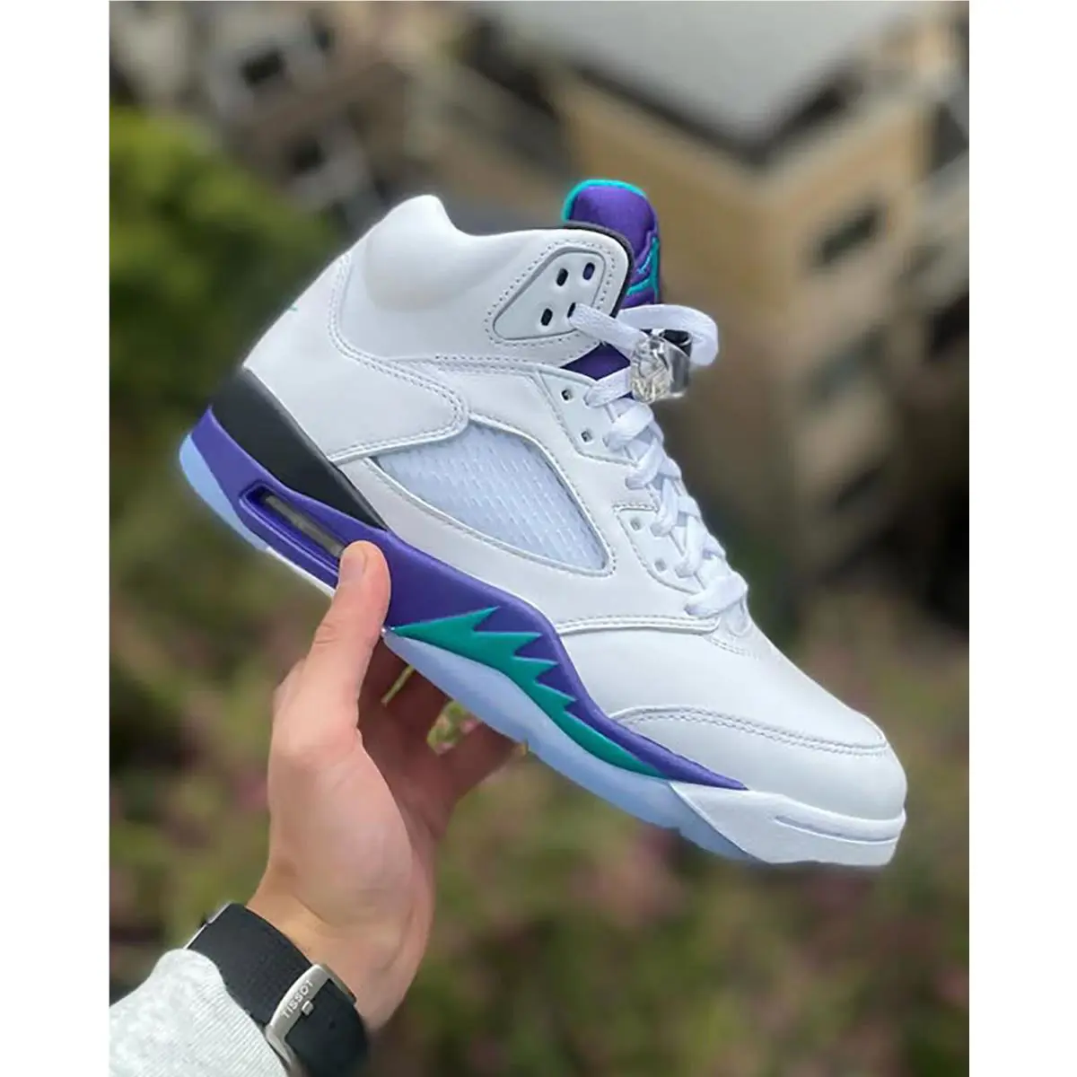 Nike shoes - Air Jordan 5 - Air - HQ7978-100 - Purple 5
