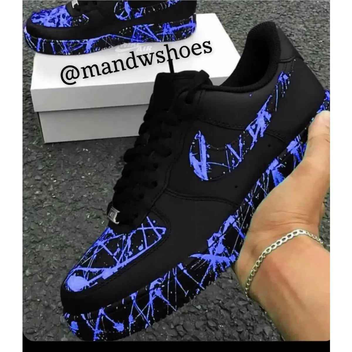 Nike shoes - Nike Air Force 1 - Air Force - DD8959-100 - Black 19