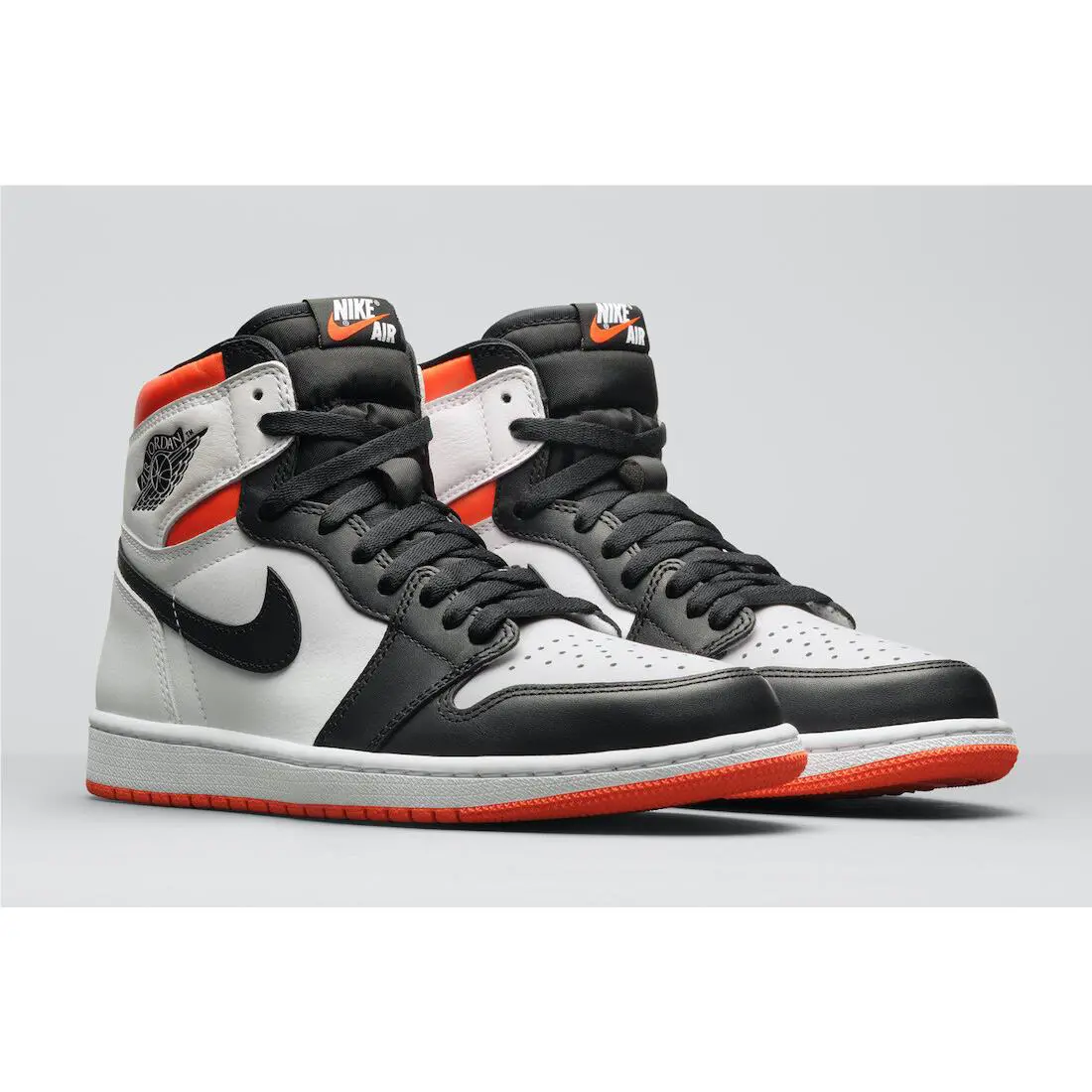Nike shoes - Nike Air Jordan 1 Retro High `Electro Orange` - 555088-180 - Black 0