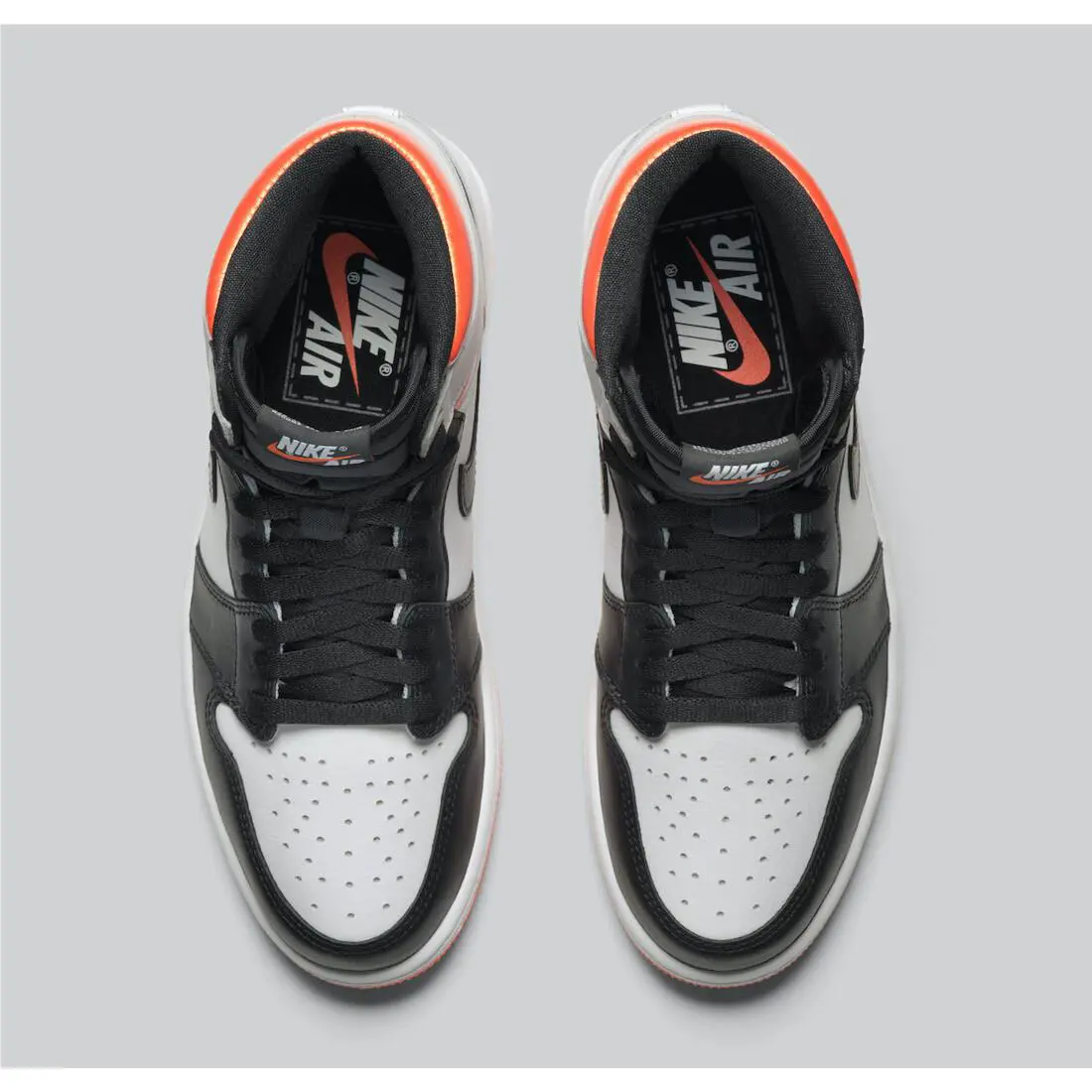 Nike shoes - Nike Air Jordan 1 Retro High `Electro Orange` - 555088-180 - Black 1
