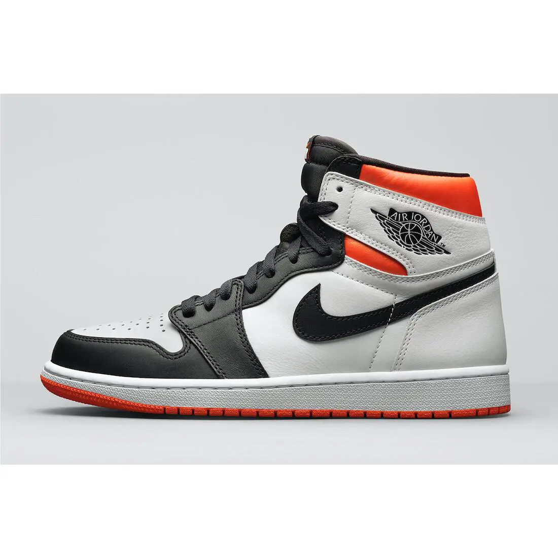 Nike shoes - Nike Air Jordan 1 Retro High `Electro Orange` - 555088-180 - Black 2