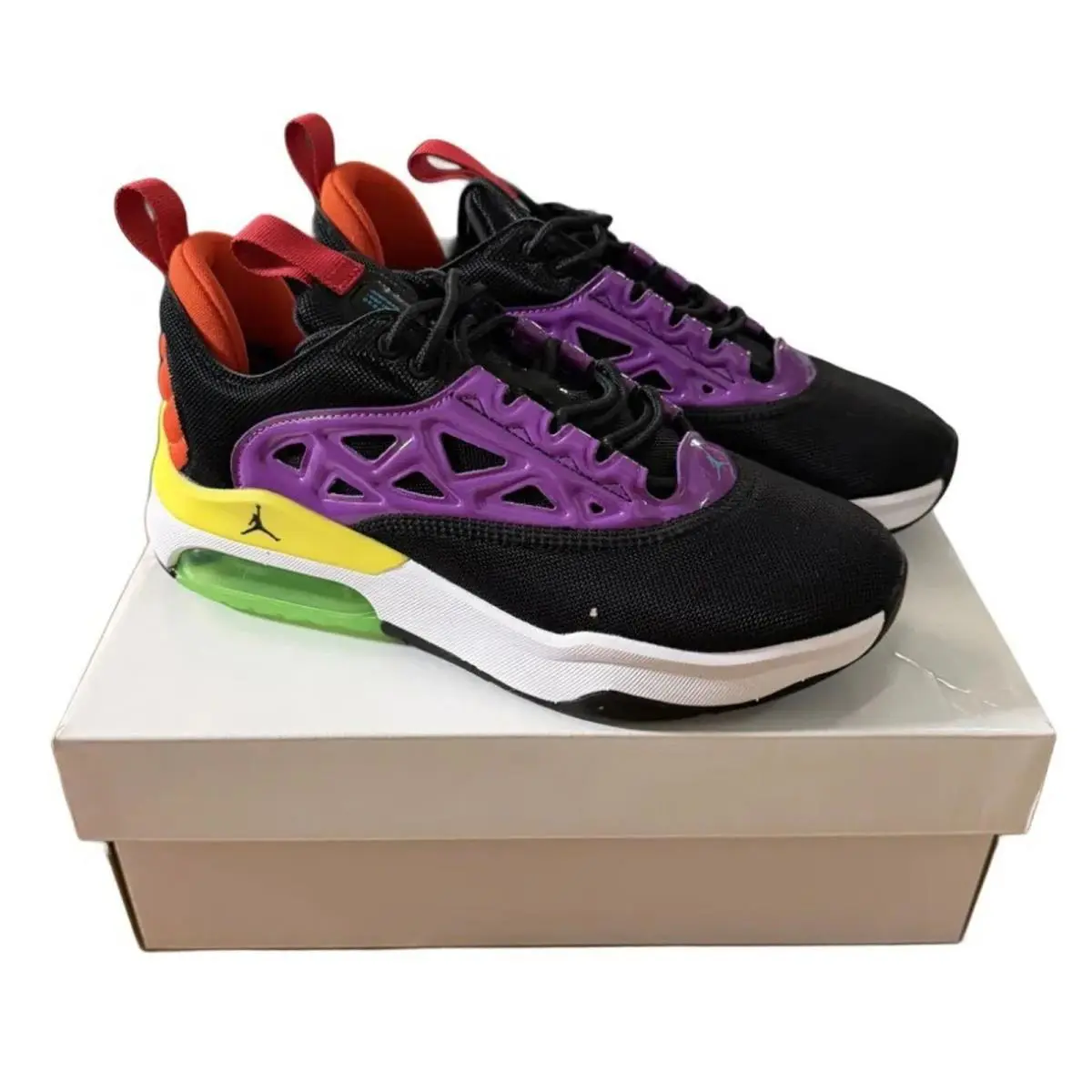 Nike shoes - WMNS Jordan Air Max 200 XX - AV5186 004 - Black/Laser Blue-Purple Nebula 5