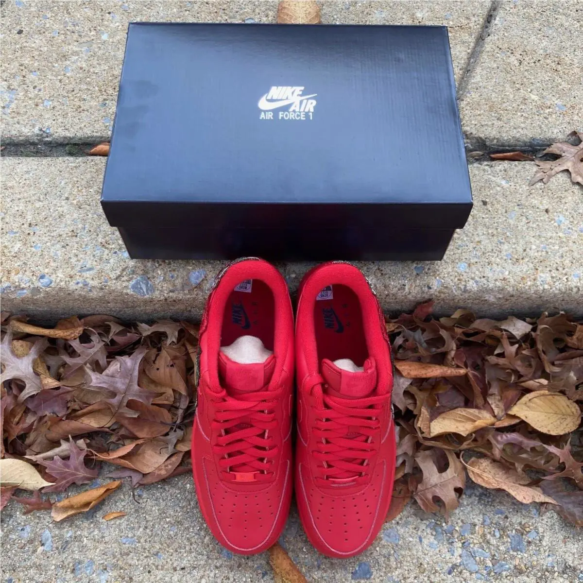 Nike shoes - Nike Air Force 1 - Air Force - DD8959-100 - Red 8