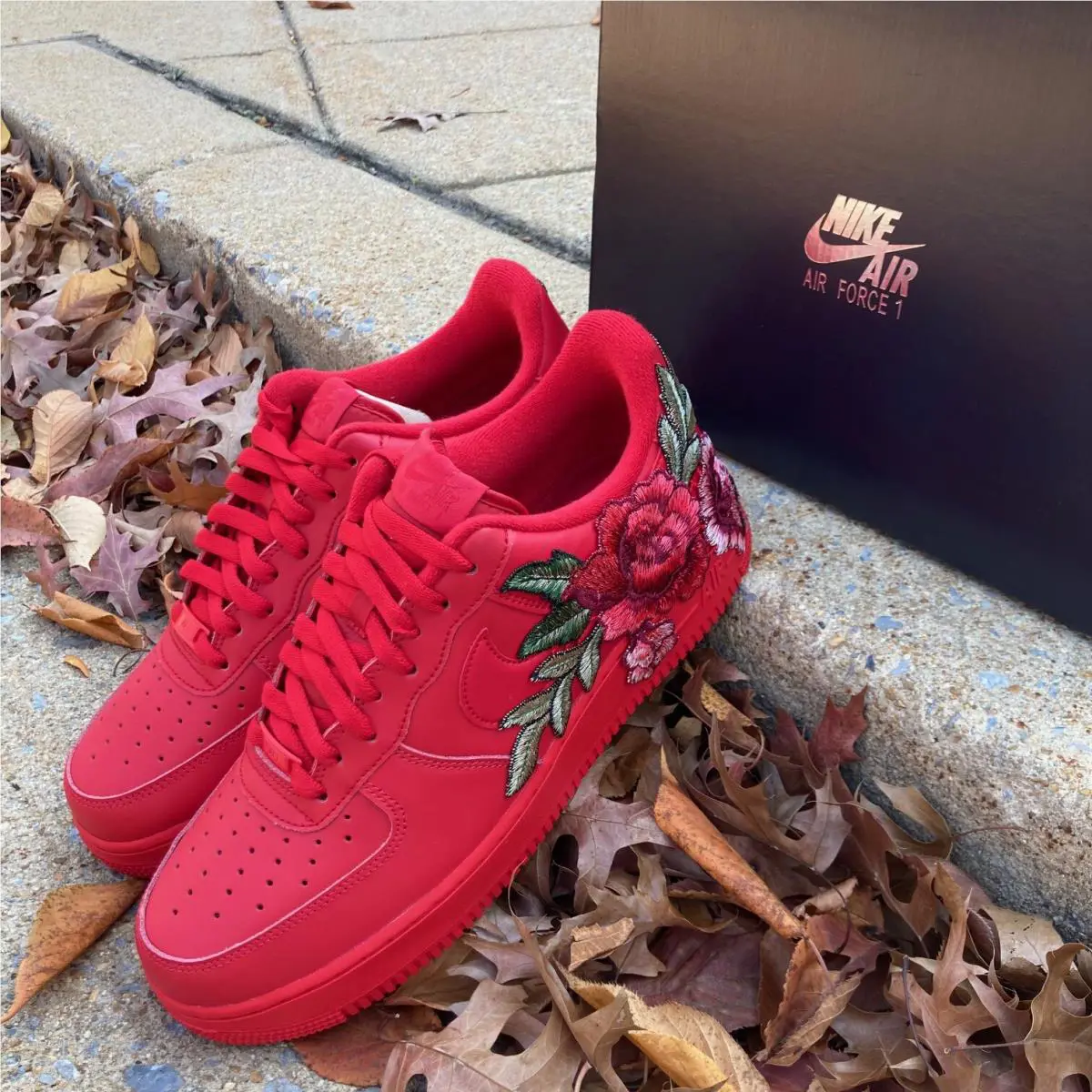 Nike shoes - Nike Air Force 1 - Air Force - DD8959-100 - Red 9