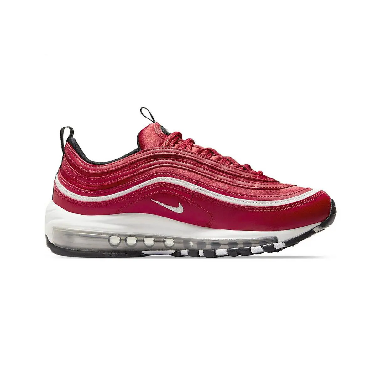 Nike Air Max 97 Red Satin Women`s FJ1883-600 Red/white/black SZ 4-15 - Red Satin