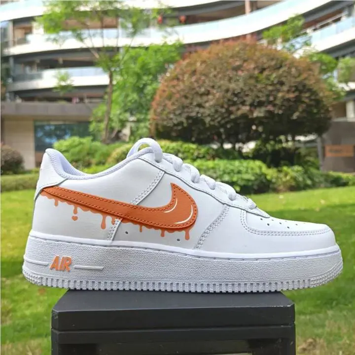 Nike shoes - Nike Air Force 1 - Air Force - DD8959-100 - Orange 12