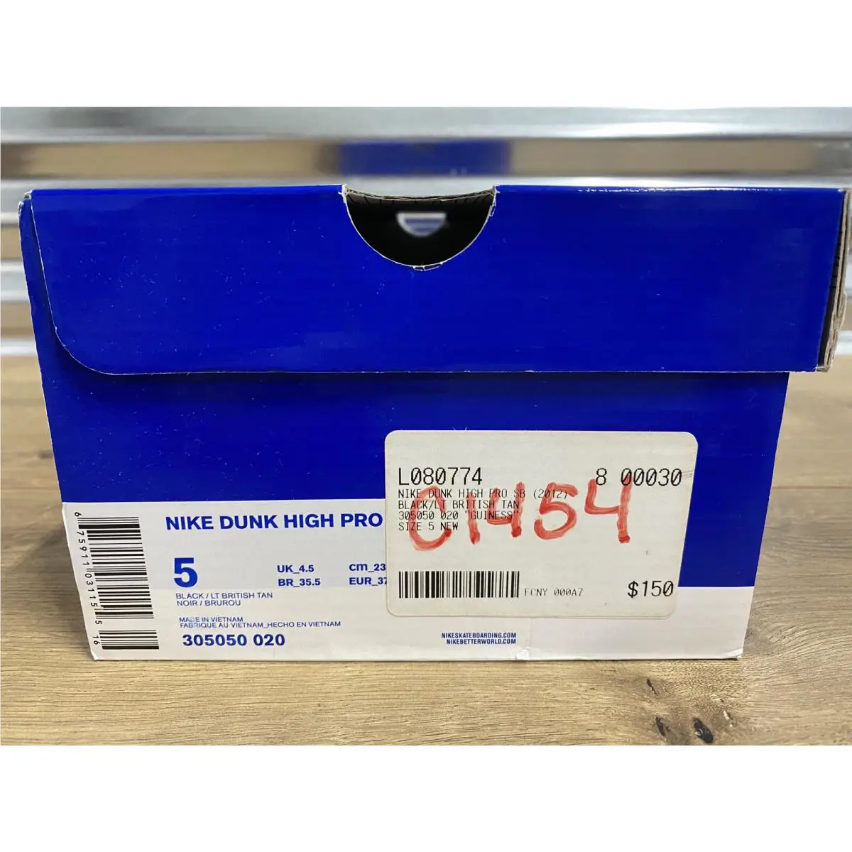 Nike shoes - Nike Dunk High Pro - Dunk High Pro - 305050-020 - Black, Manufacturer: Light British Tan 8