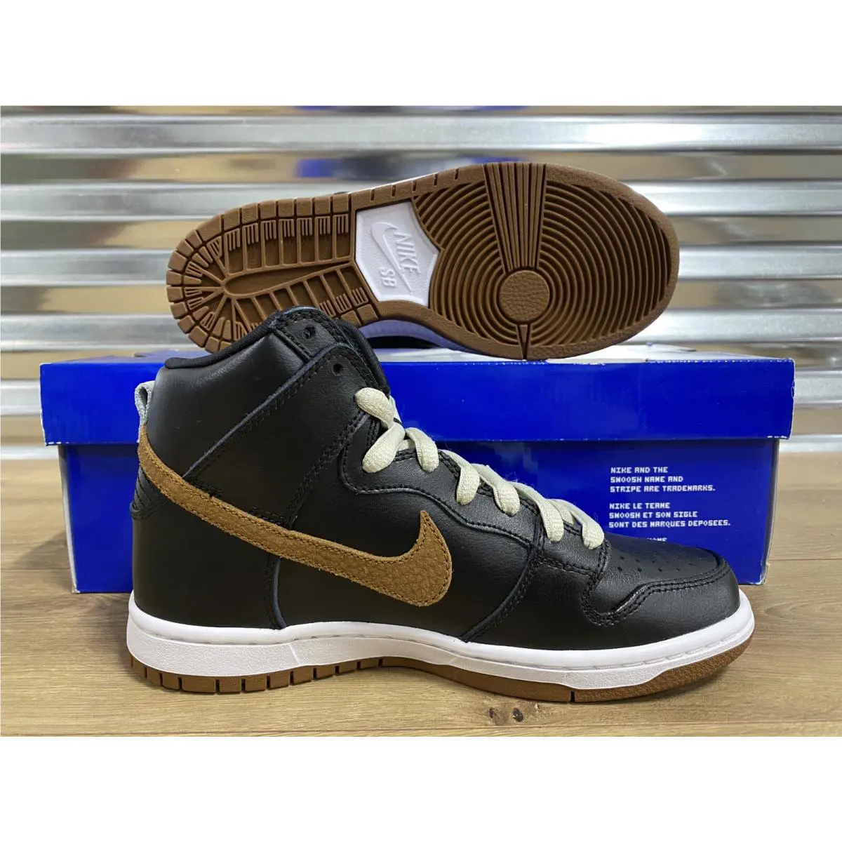 Nike shoes - Nike Dunk High Pro - Dunk High Pro - 305050-020 - Black, Manufacturer: Light British Tan 0