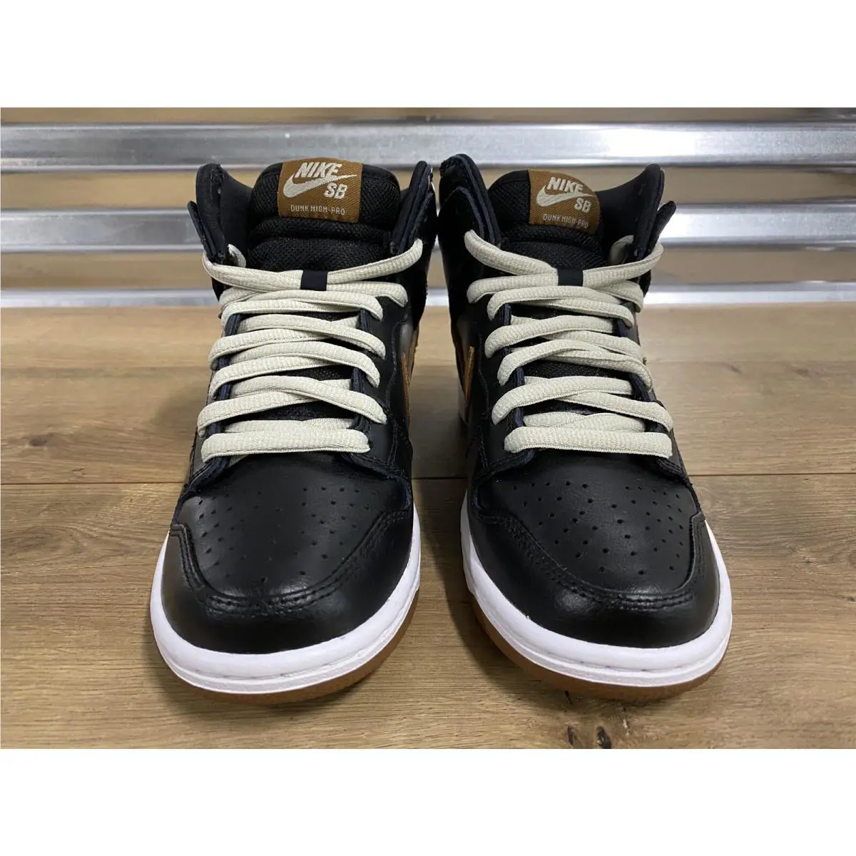 Nike shoes - Nike Dunk High Pro - Dunk High Pro - 305050-020 - Black, Manufacturer: Light British Tan 14