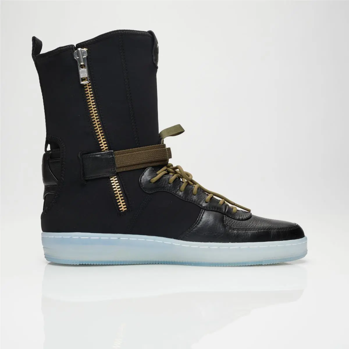 Nike shoes - Nike Air Force 1 - Air Force - 649941-003 - Black/Medium Olive 3