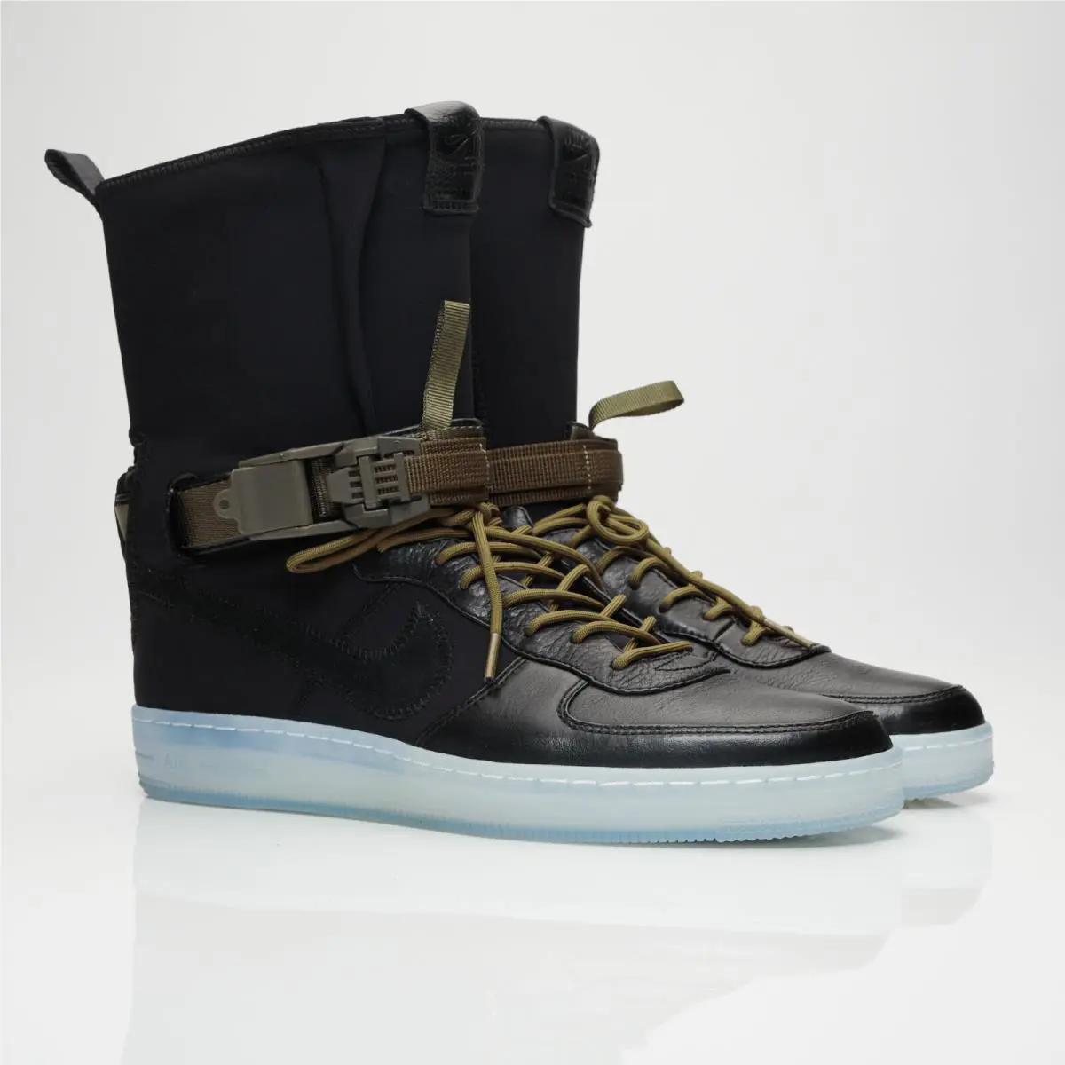 Nike shoes - Nike Air Force 1 - Air Force - 649941-003 - Black/Medium Olive 6