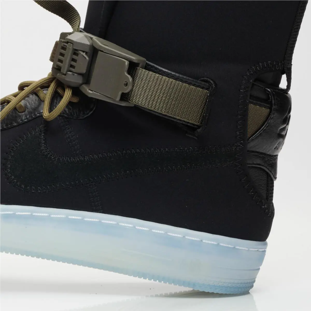 Nike shoes - Nike Air Force 1 - Air Force - 649941-003 - Black/Medium Olive 5