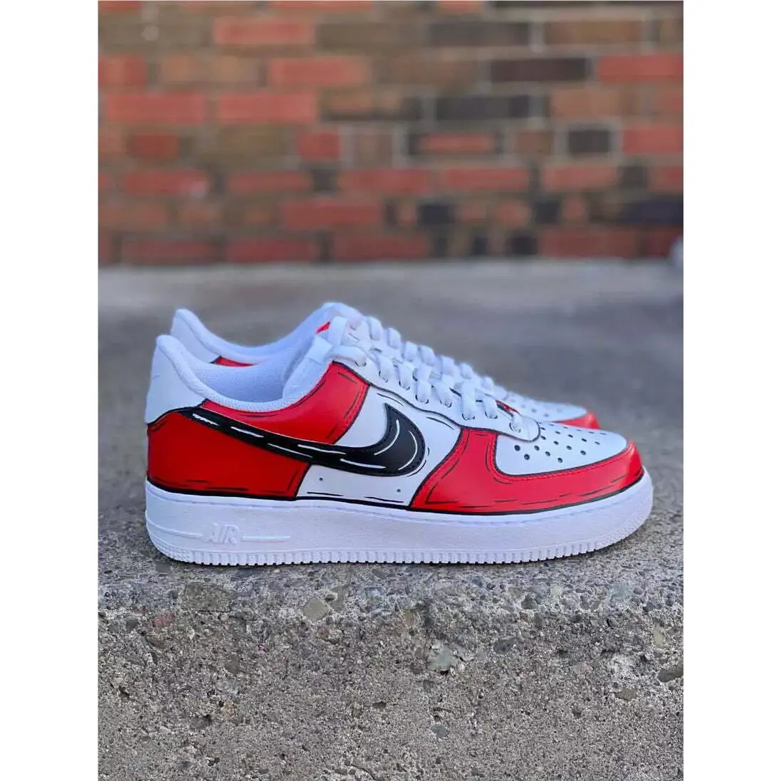 Nike shoes - Nike Air Force 1 - Air Force - DD8959-100 - Red 0