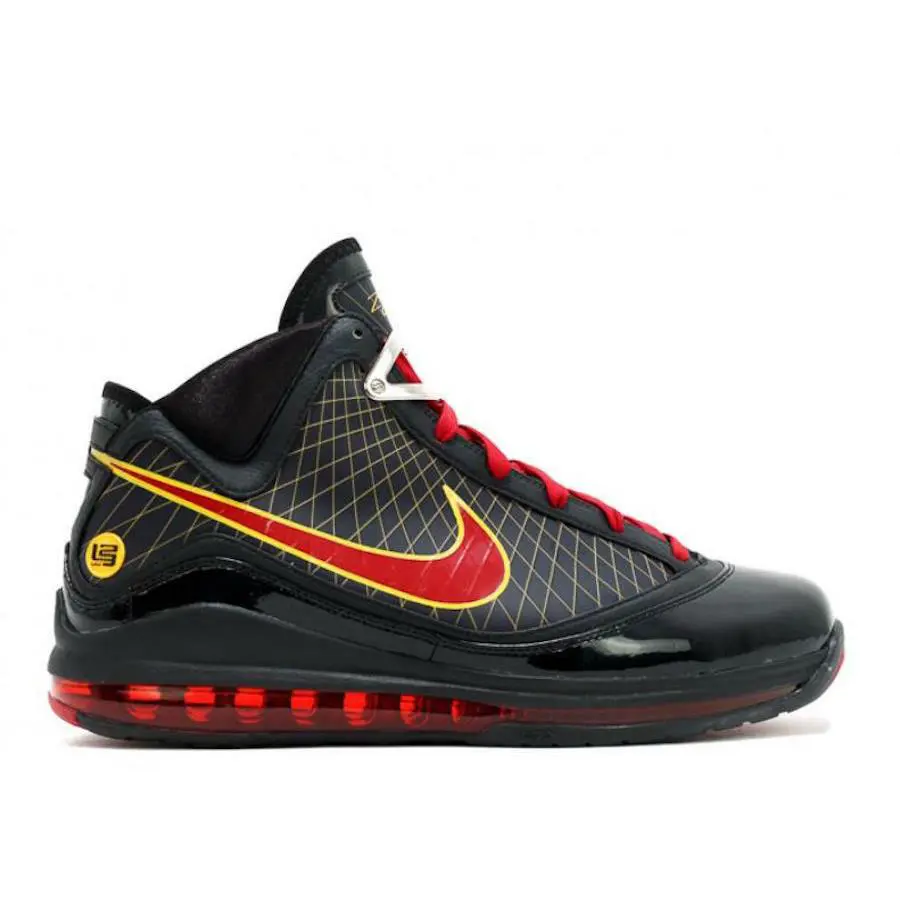 Nike shoes - Lebron 7 - Lebron - CU5646 001 - Black/Yellow/Red 2
