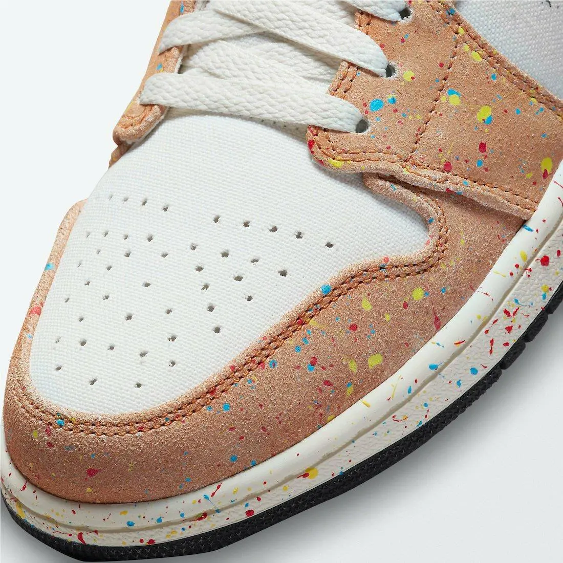 Nike shoes - Nike Air Jordan 1 Mid SE `Brushstroke` - DA8005-100 - Tan 5