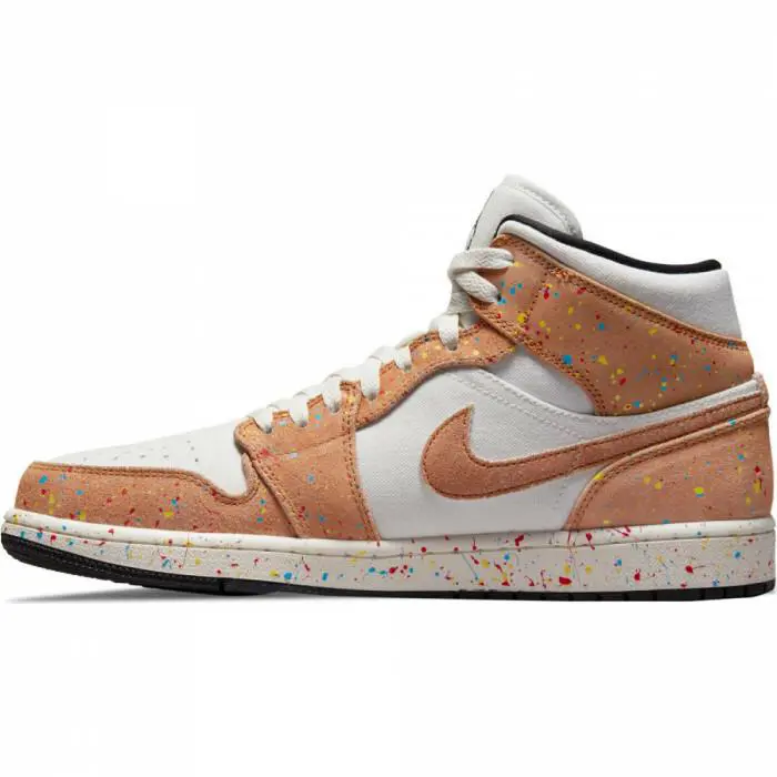 Nike shoes - Nike Air Jordan 1 Mid SE `Brushstroke` - DA8005-100 - Tan 4