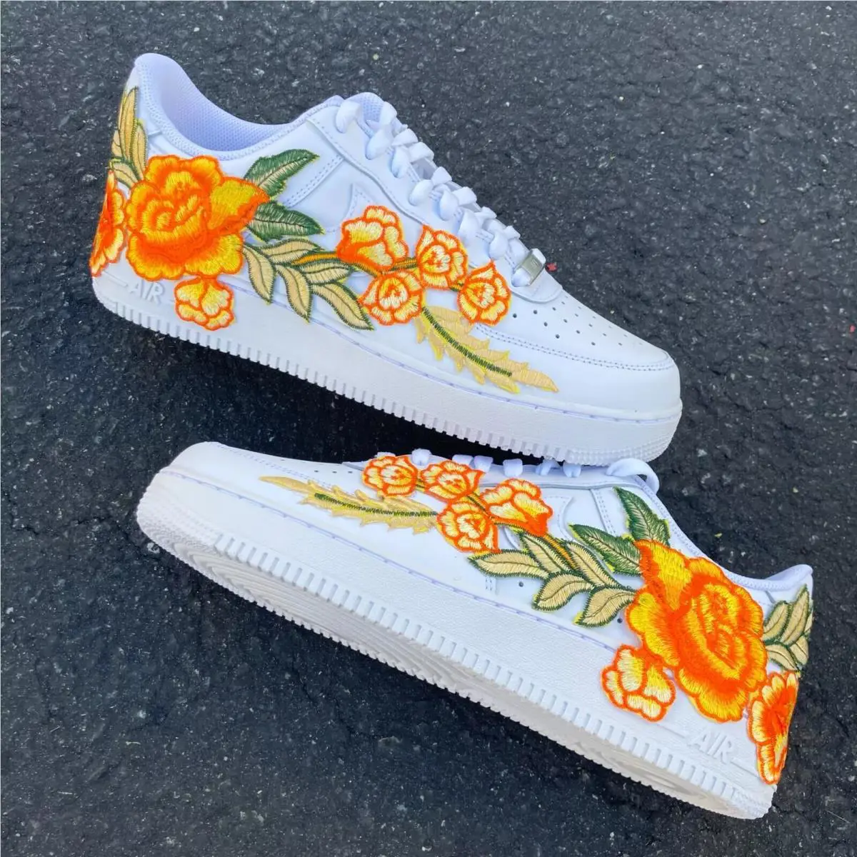 Nike shoes Air Force - White, Rose: Red 35