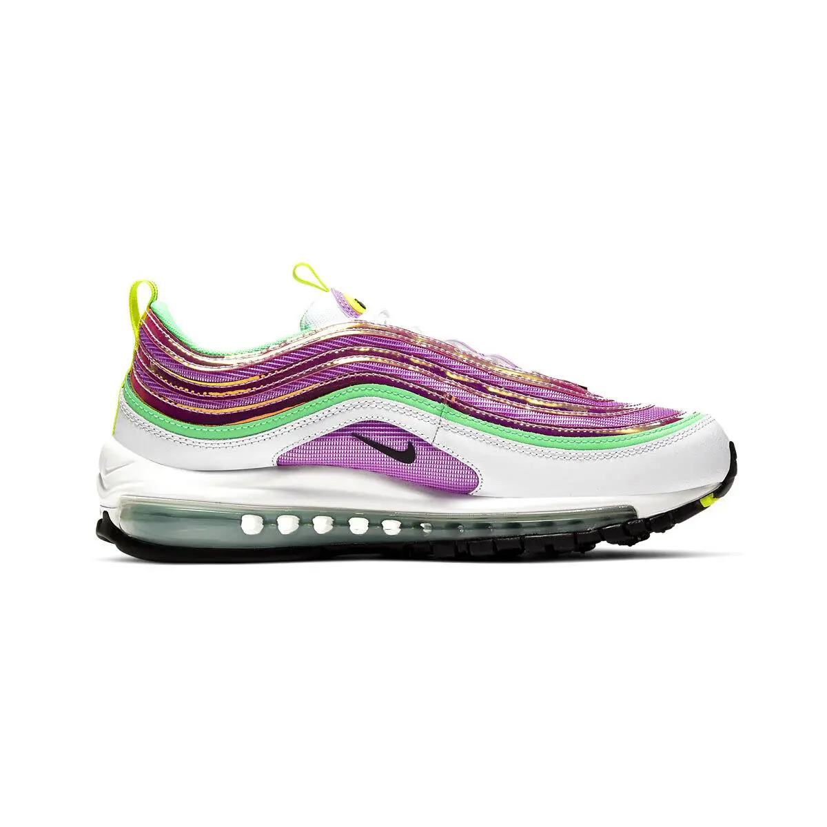 Nike Women`s Air Max 97 CW5591-100 Electro Green/fuchsia Glow SZ 5-15 - Electro Green/Fuchsia Glow