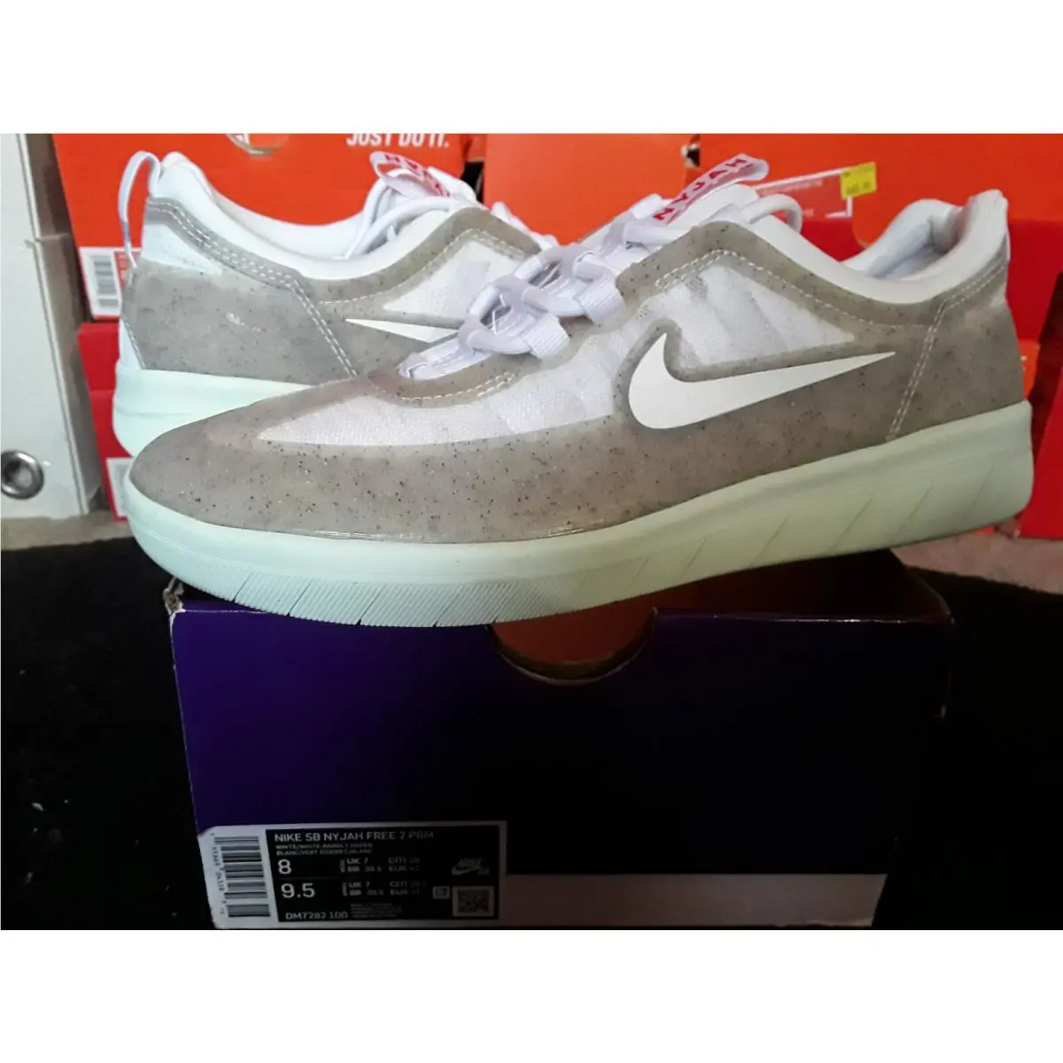 Nike shoes - Nike SB Nyjah Free 2 - DM7282-100 - White 0