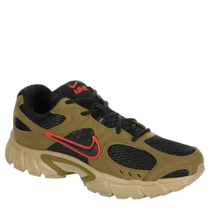 Men V5 Rnr Run Retro Max Cusion Comfort Walking Gym Sneaker Shoe Brown/Red Logo by Nike