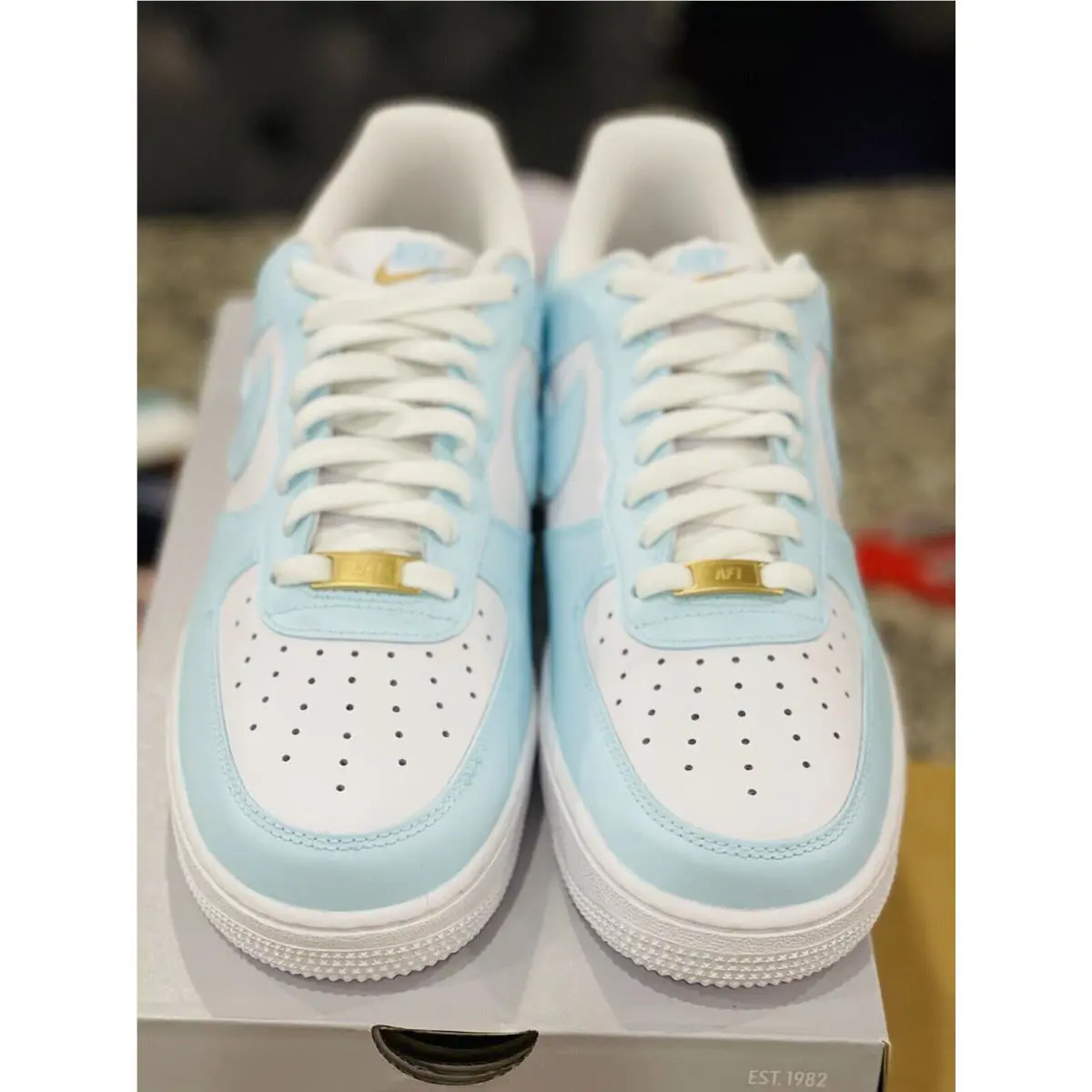 Nike shoes - Nike Air Force 1 - Air Force - CW2288-111 - Blue, Two Tone: Icey Blue 2