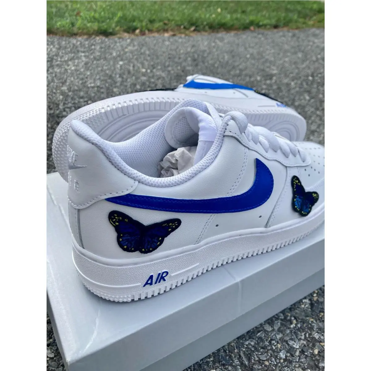Nike shoes - Nike Air Force 1 - Air Force - DD8959-100 - White, Manufacturer: Blue 3