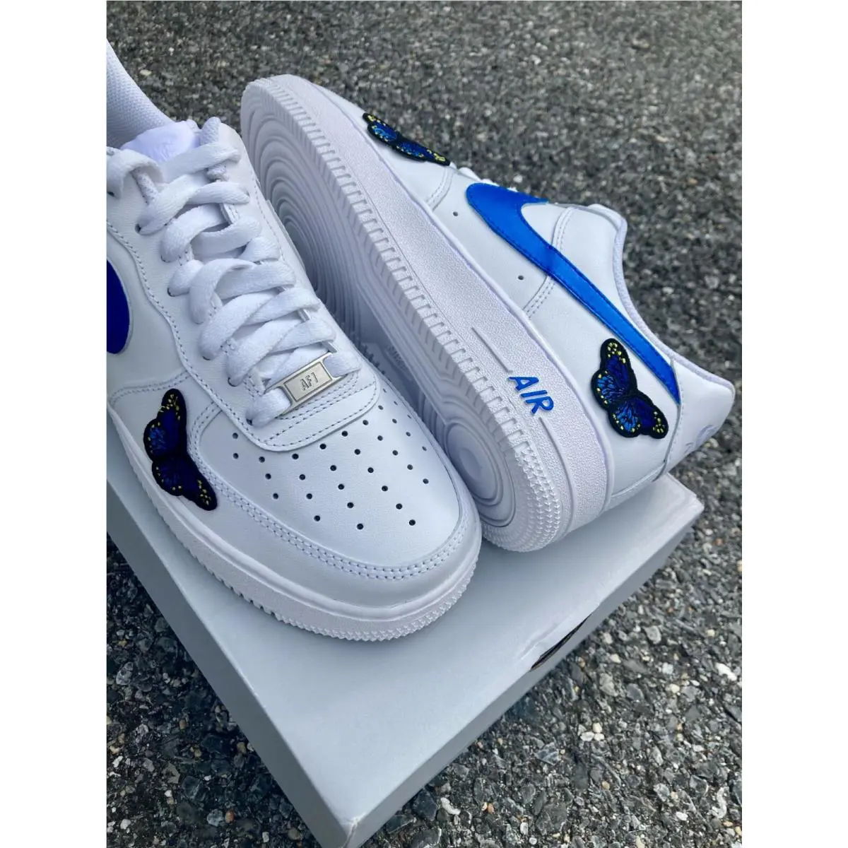 Nike shoes - Nike Air Force 1 - Air Force - DD8959-100 - White, Manufacturer: Blue 4