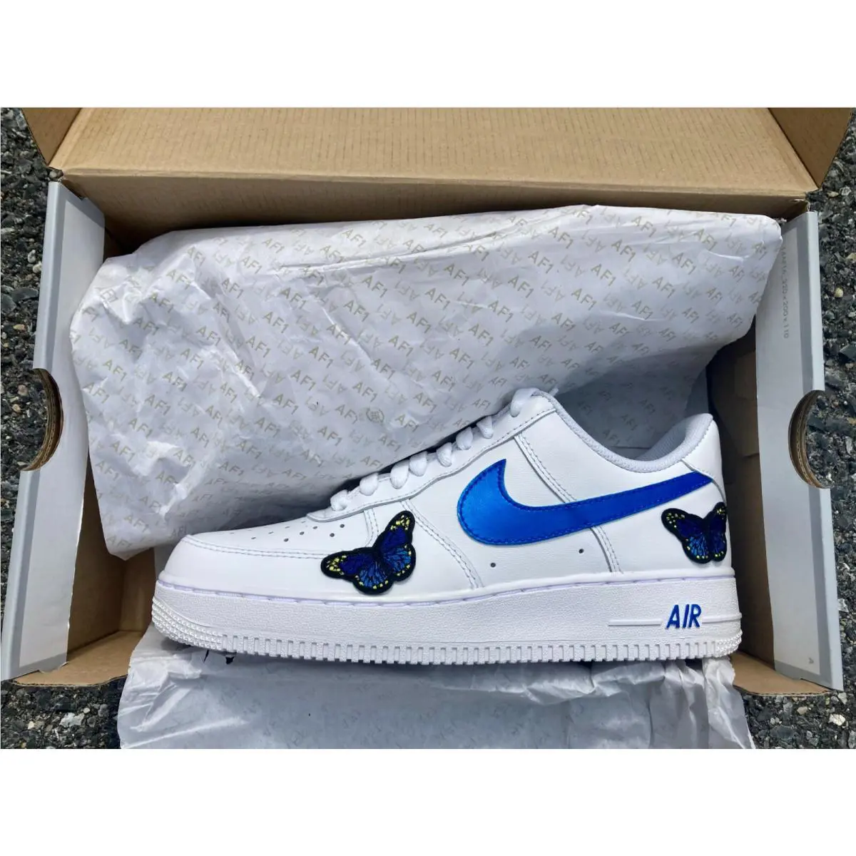 Nike shoes - Nike Air Force 1 - Air Force - DD8959-100 - White, Manufacturer: Blue 6