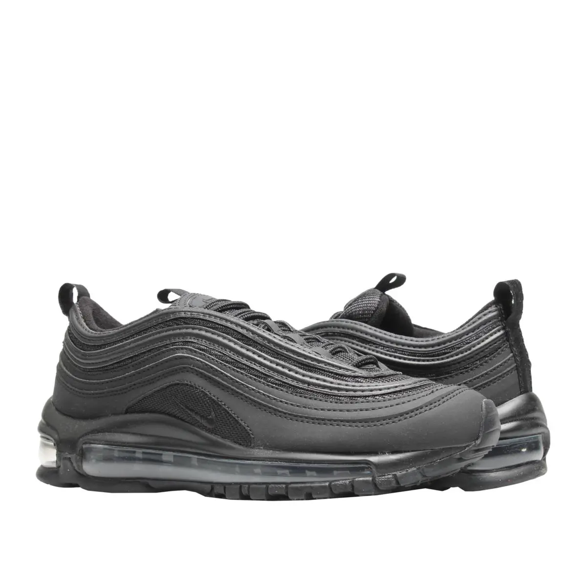 Nike Air Max 97 OG BG Triple Black Big Kids Running Shoes AV4149-001 - Black/Black-Black