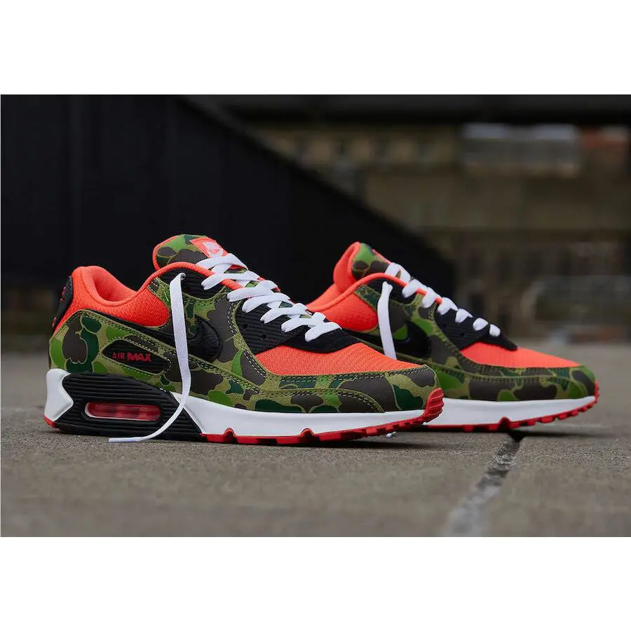 Nike shoes - Nike Air Max 90 - Air Max - Infrared/Black/Camo 2