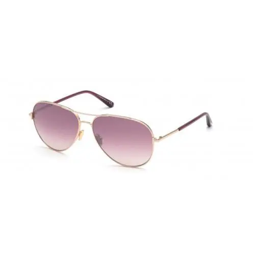 Tom Ford FT 0823 Clark 28U Rose Gold Pink/bordeaux Gradient Sunglasses