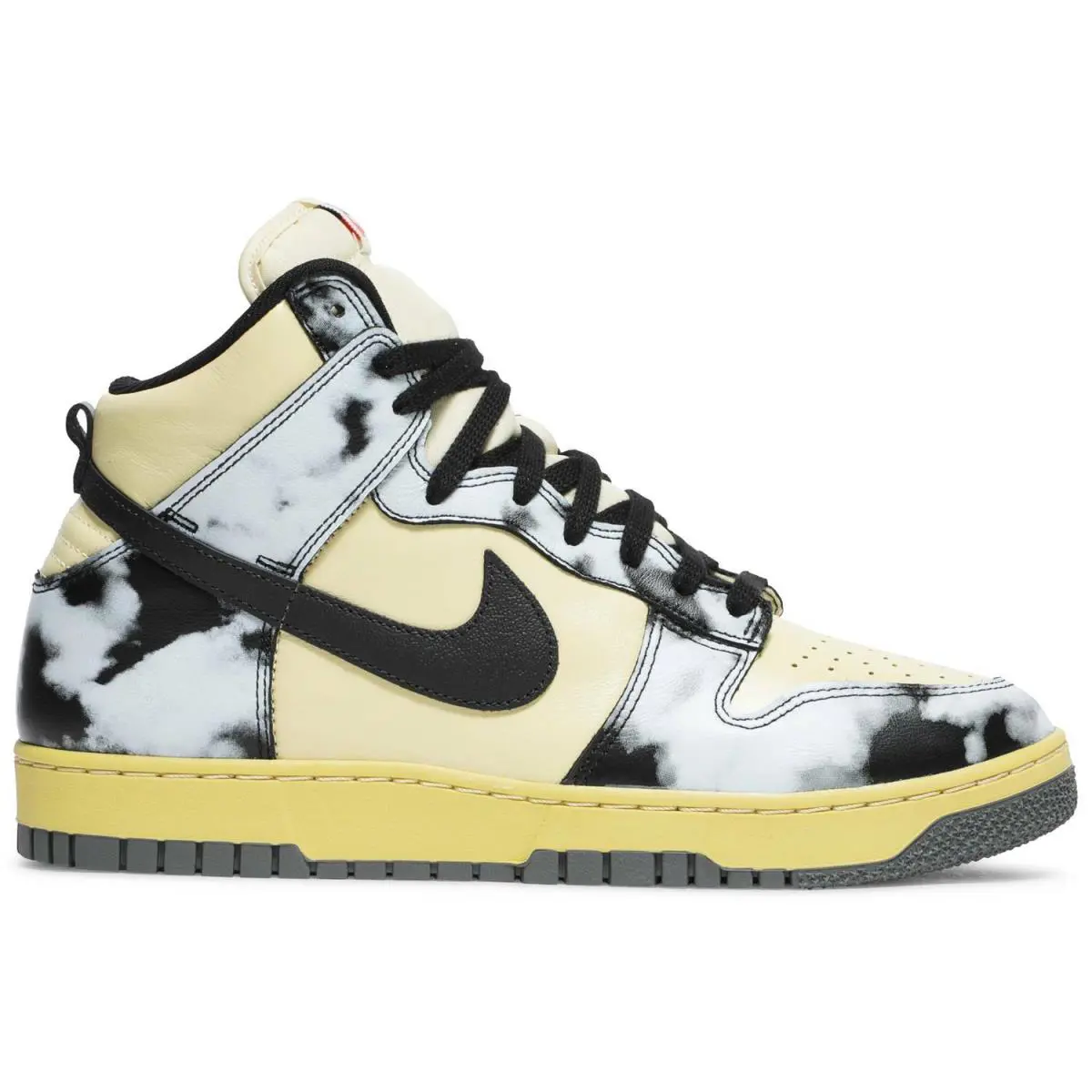 Nike Dunk Hi 1985 SP Black Acid Wash DD9404-700 Fashion Shoes - Yellow