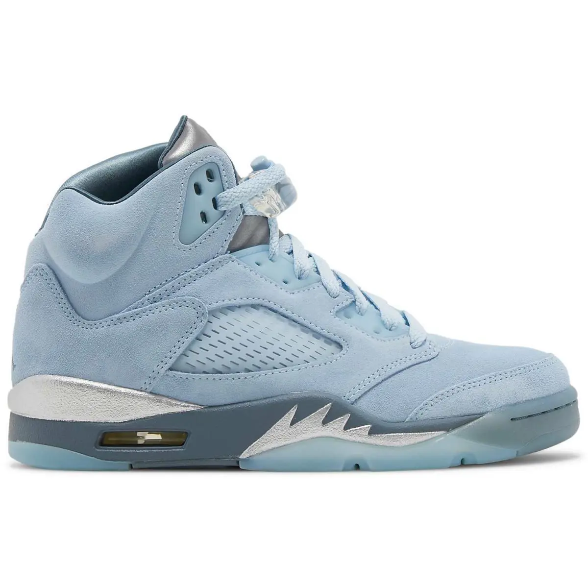 Nike Women`s Air Jordan 5 Retro Blue Bird DD9336-400 Fashion Shoes - Blue