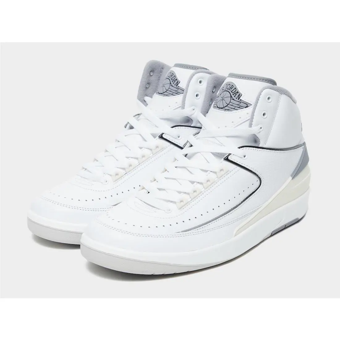 Nike shoes - Air Jordan Retro 2 - Air Retro - DR8884 100 - White/Cement Grey/Sail/Black 2