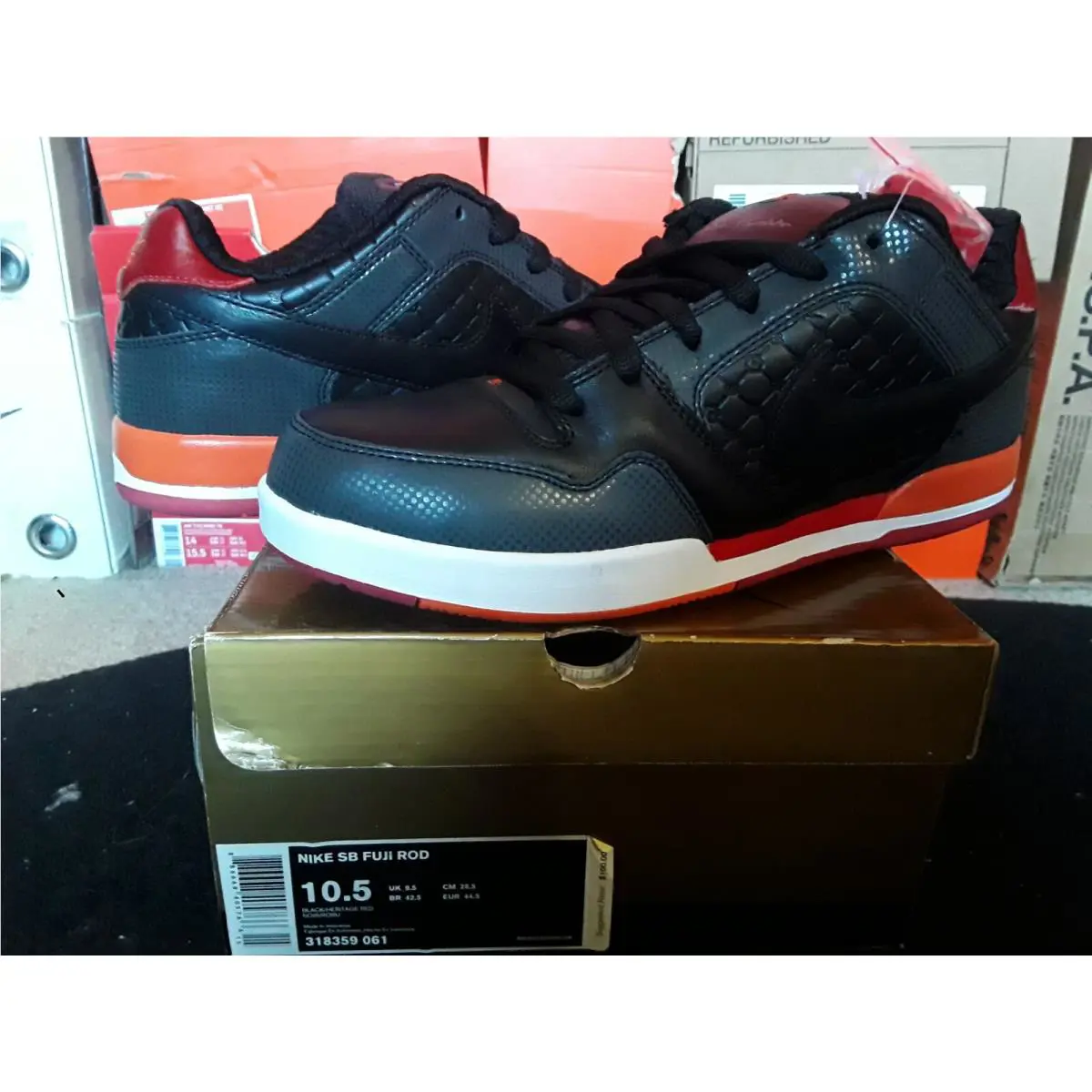 Nike shoes - Nike SB Fuji Rod - Fuji Rod - 318359-061 - Black 0