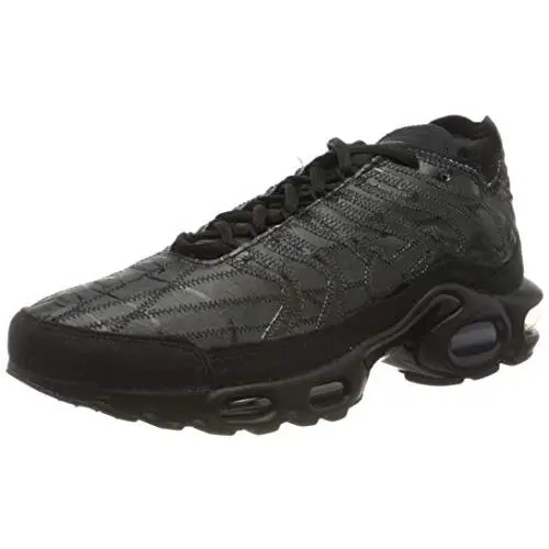 Nike Men`s Air Max Plus Deconstructed Triple Black CD0882-001 Fashion Shoe - Black/Anthracite