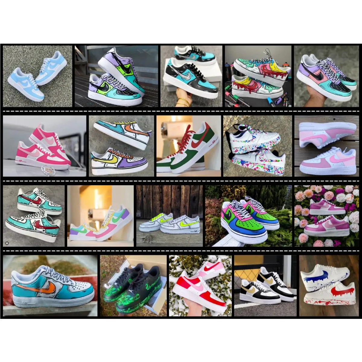 Nike shoes - Nike Air Force 1 - Air Force - DD8959-100 - Black 24