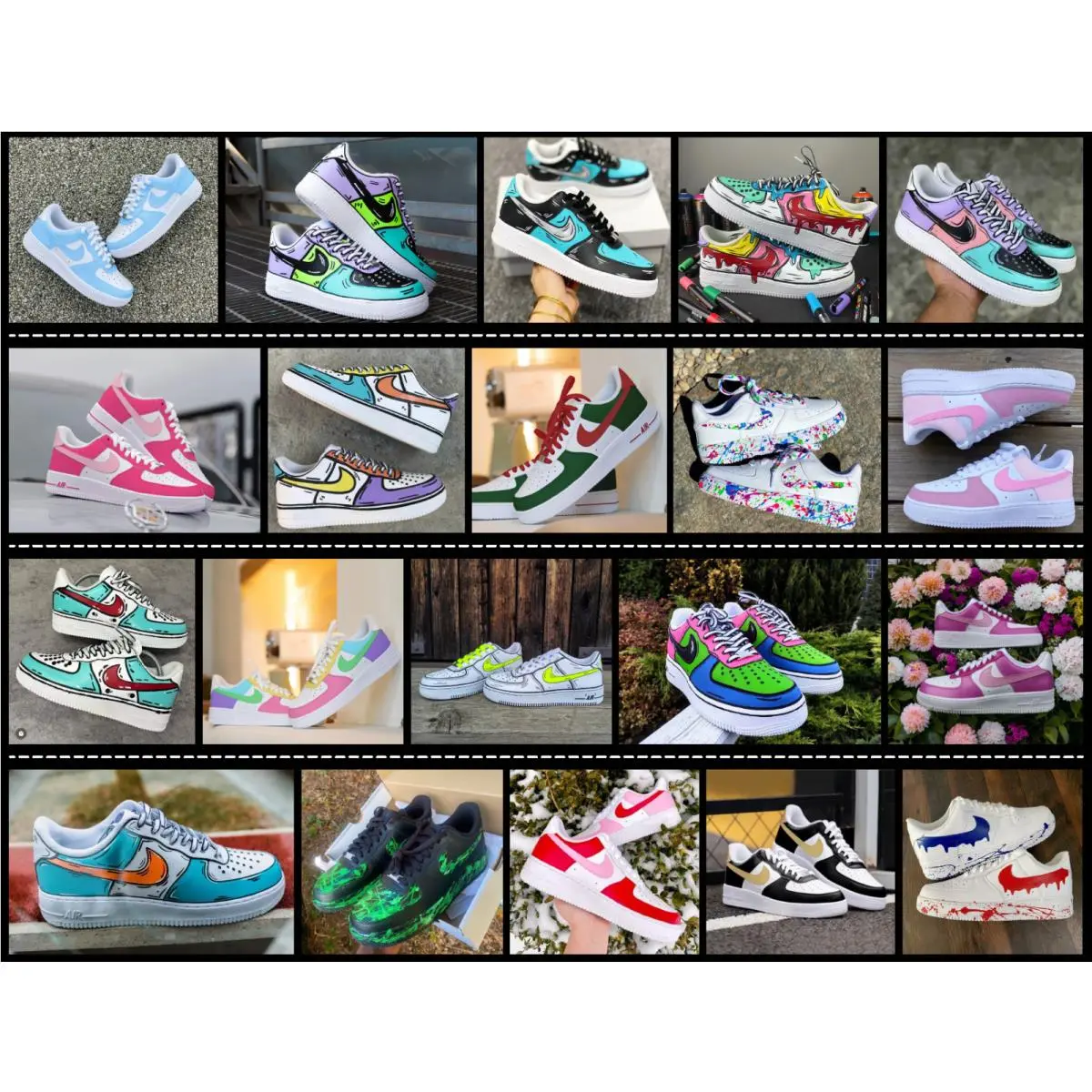 Nike shoes - Nike Air Force 1 - Air Force - DD8959-100 - Black 38