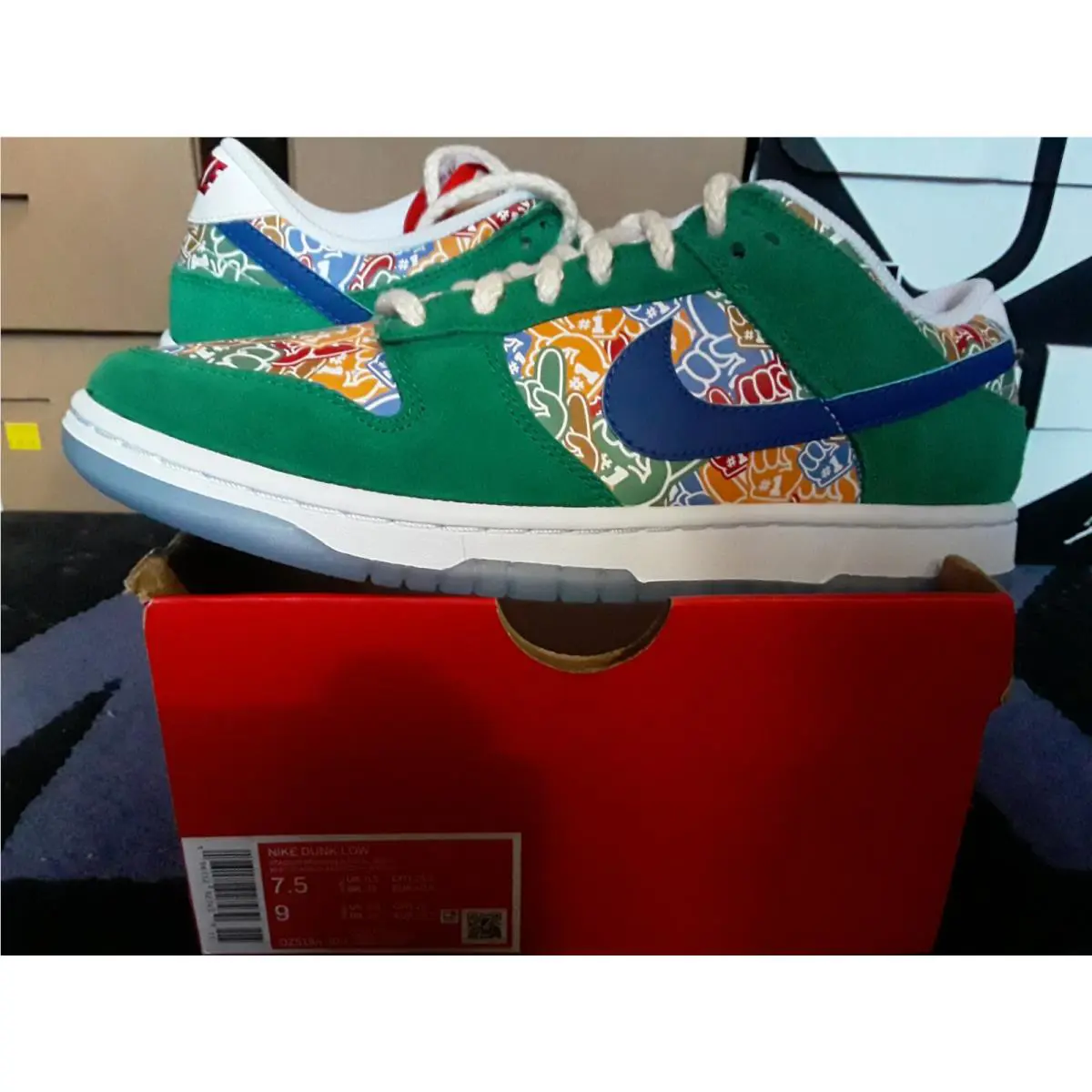 Nike shoes - Nike Dunk Retro Low - Dunk Retro Low - DZ5184-300 - Multicolor 4