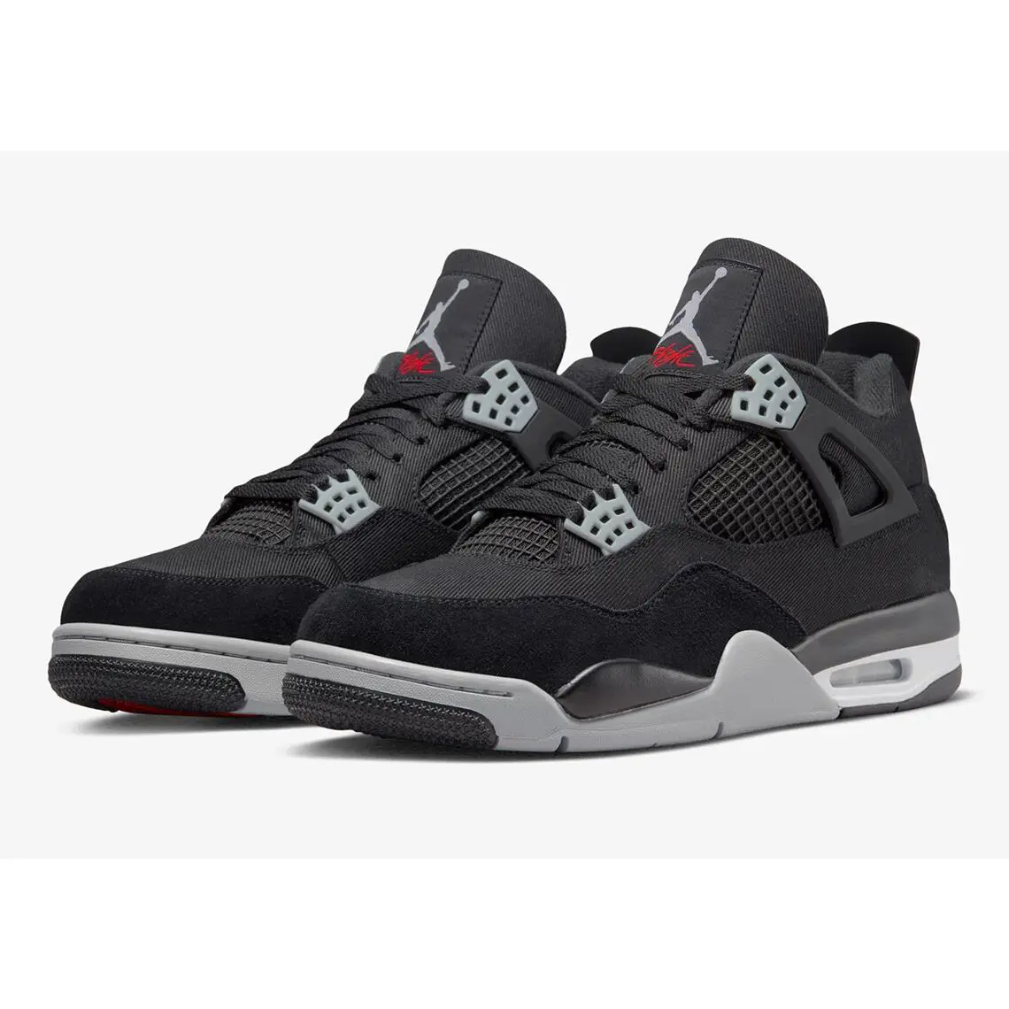 Nike shoes - Air Jordan Retro 4 - Air Retro - CT8527 100 - Black/Light Steel Grey/White 0