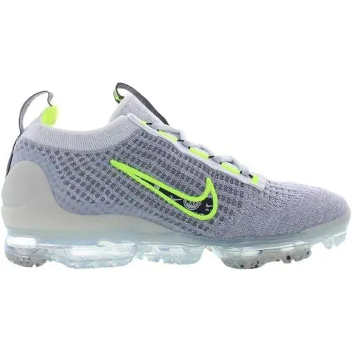 Nike Kids Air Vapormax Flyknit Sneakers Wolf Grey/black/white/volt Big Kids GS - Wolf Grey/Black-White-Volt
