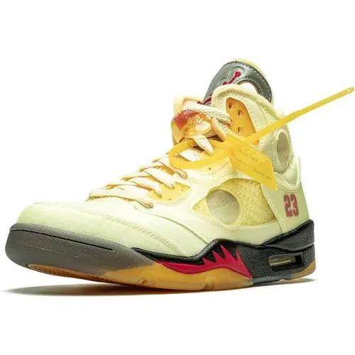 Nike shoes - Air Jordan 5 - Air - DH8565100 - Ivory 0