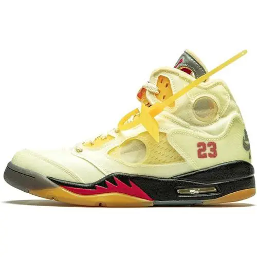 Nike shoes - Air Jordan 5 - Air - DH8565100 - Ivory 2