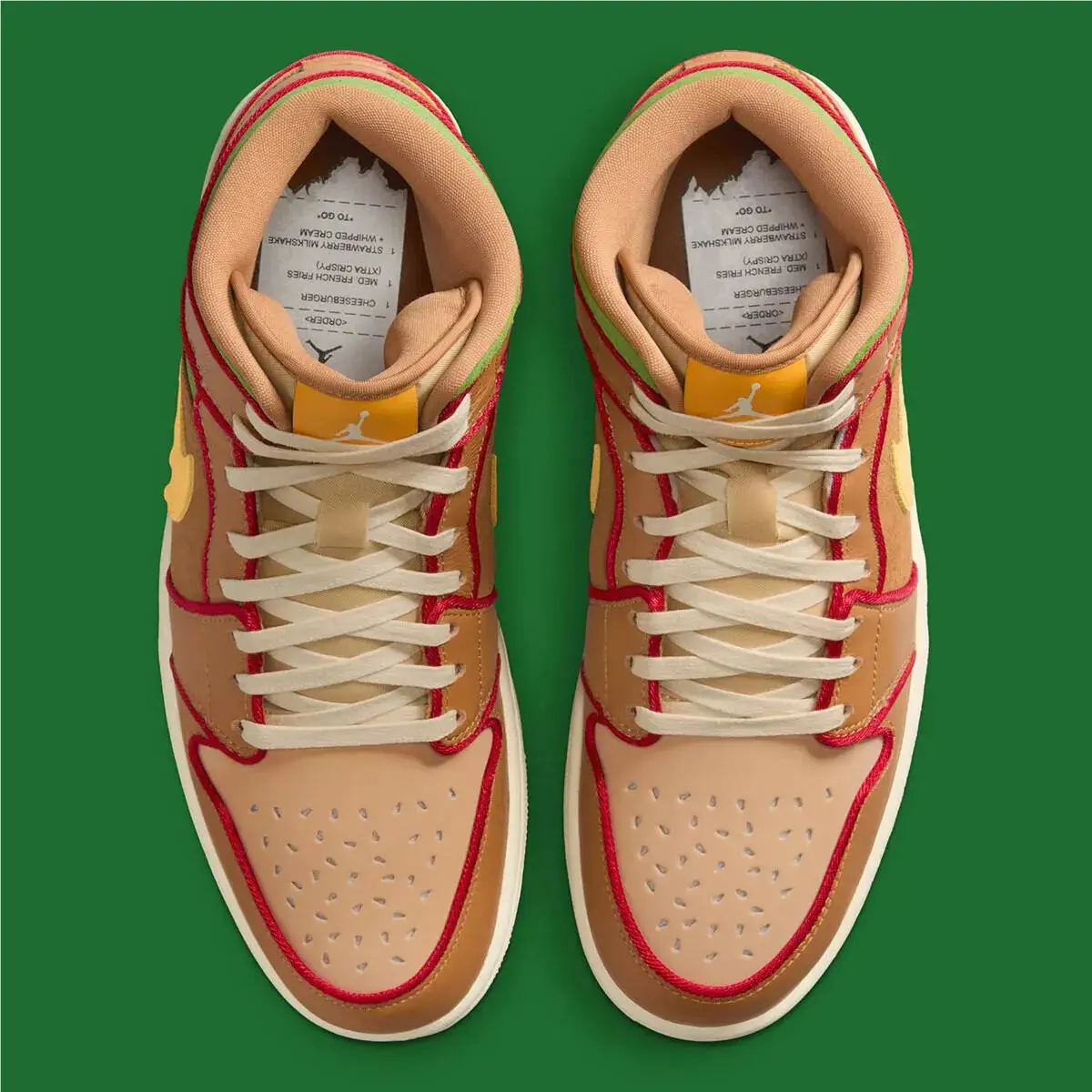 Nike shoes - Nike Air Jordan 1 - Air - IB7403-224 - Flax/Sesame/Coconut Milk/University Gold 8