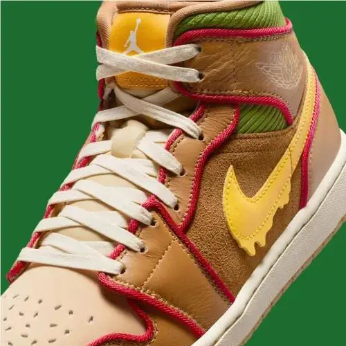 Nike shoes - Nike Air Jordan 1 - Air - IB7403-224 - Flax/Sesame/Coconut Milk/University Gold 9